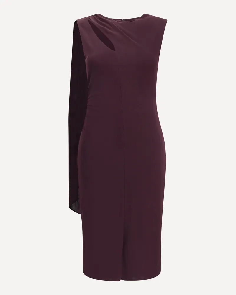 Tom Ford Jersey midi Dress with scarf Female Purple