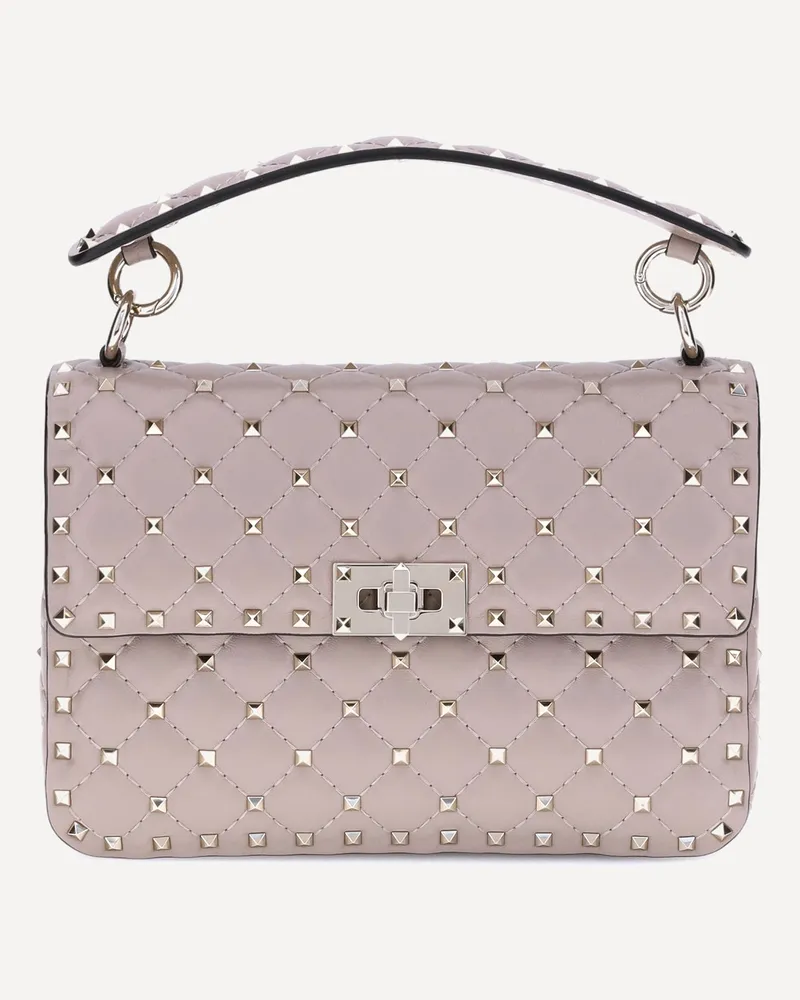 Valentino Garavani Medium Rockstud Spike Shoulder Bag Female Pink