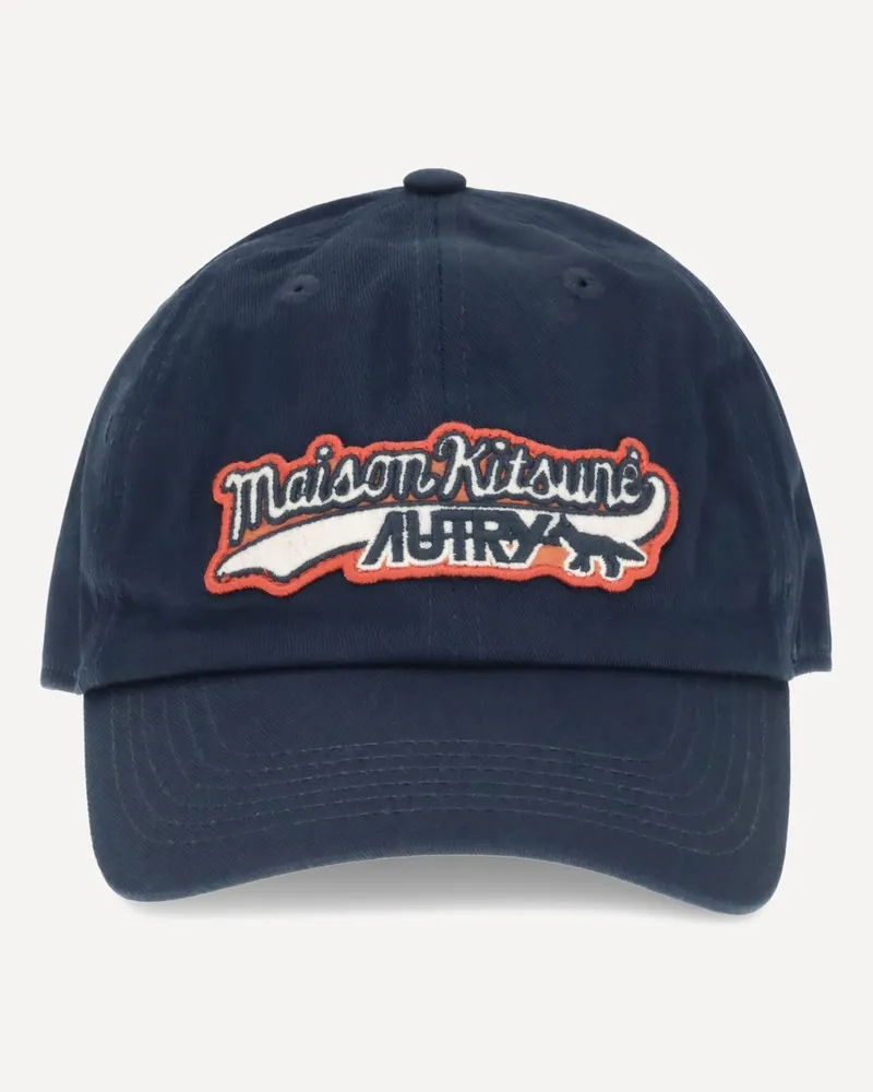 AUTRY Baseball Cap Autry X Maison Kitsuné Male Blue