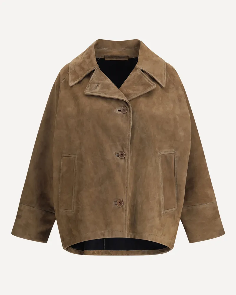 Salvatore Santoro Suede leather Jacket Female Multicolour