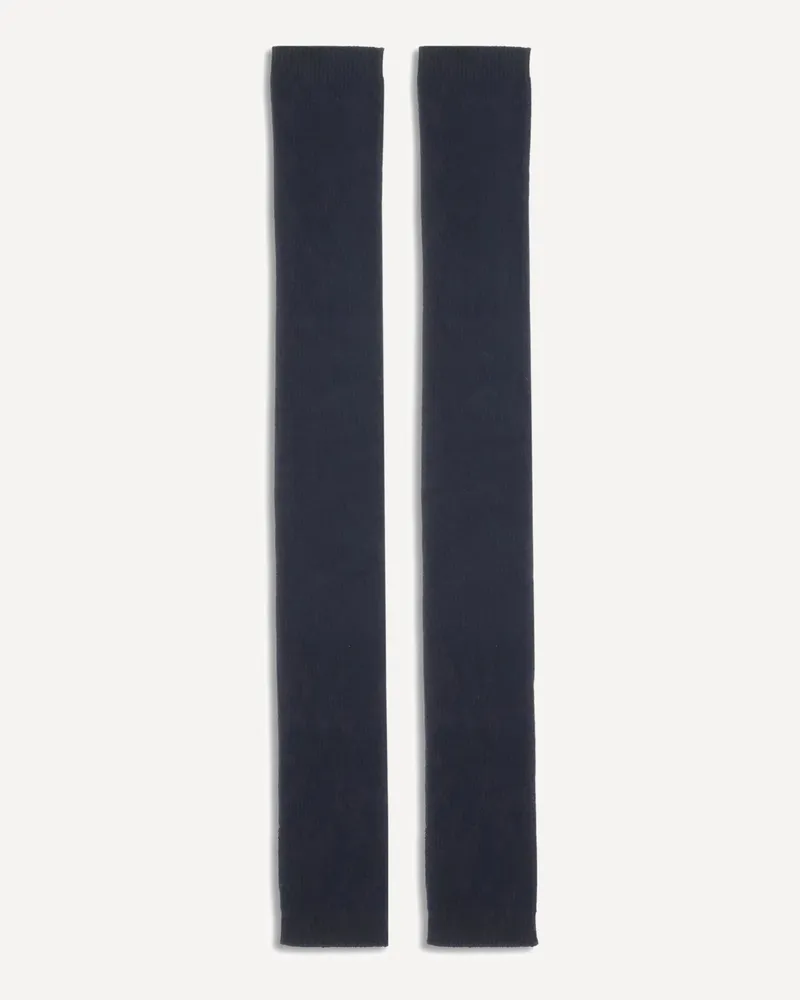 Sa Su Phi Silk and cashmere Gloves Female Blue