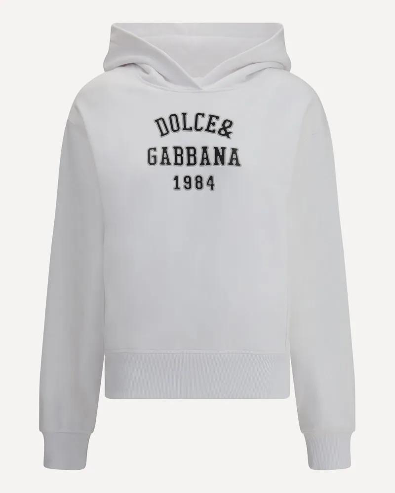 Dolce & Gabbana Logo Hoodie Female White