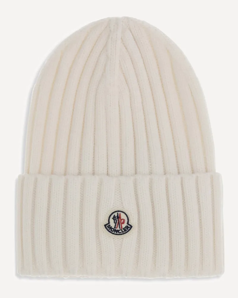 Moncler Wool beanie Hat Female White