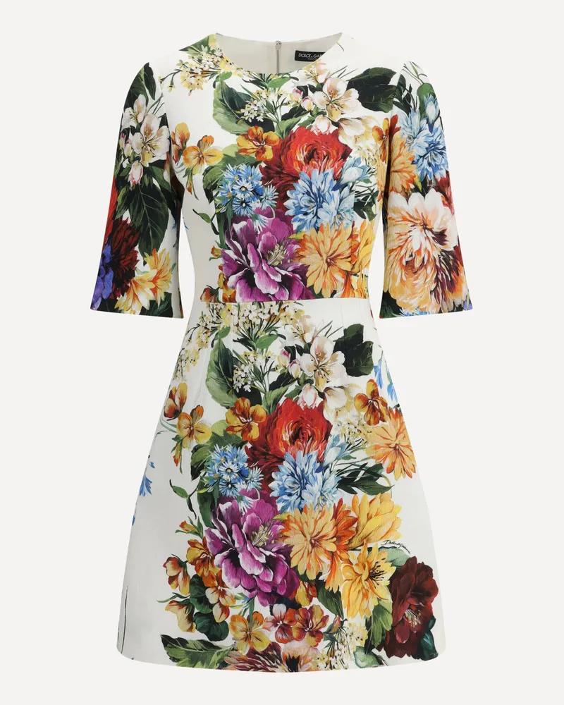 Dolce & Gabbana Bouquet-print midi Dress Female Multicolour