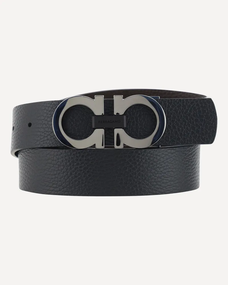 Ferragamo Gancini Belt Male Black