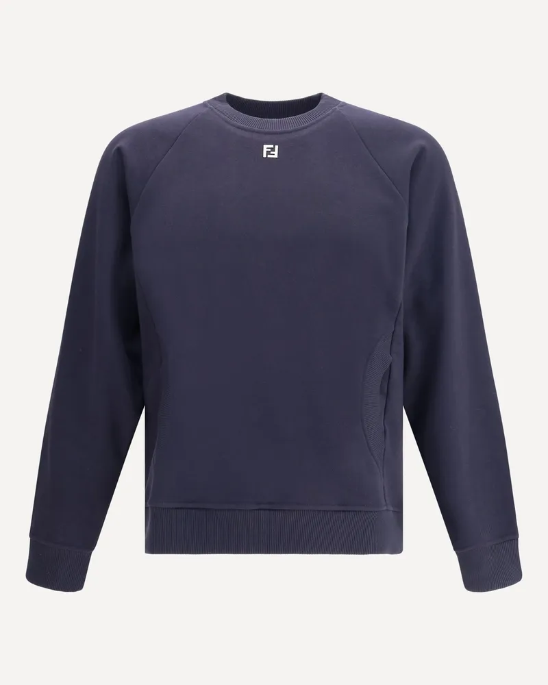 Fendi Jersey Sweatshirt Male Blue