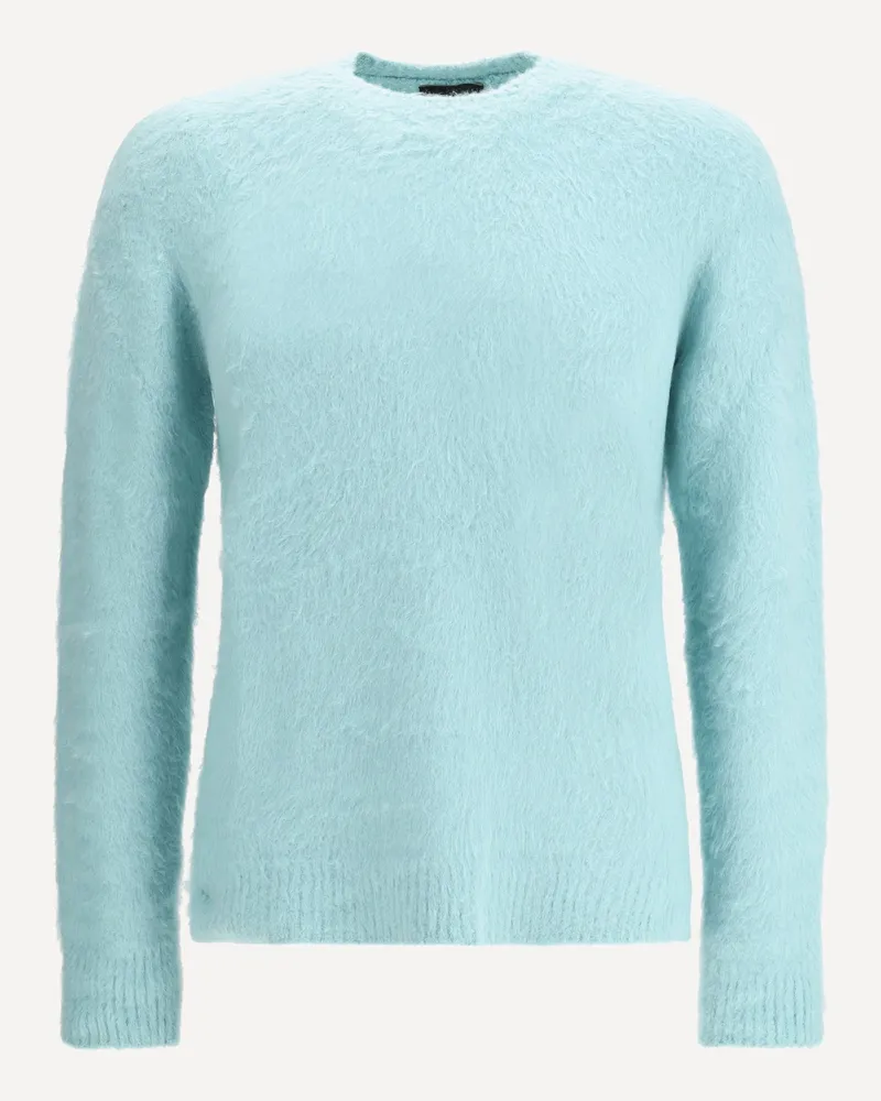 Roberto Collina Plush effect Sweater Male Green