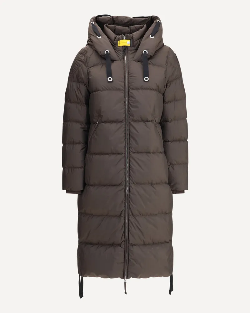 Parajumpers Panda long hooded Down Jacket Female Brown