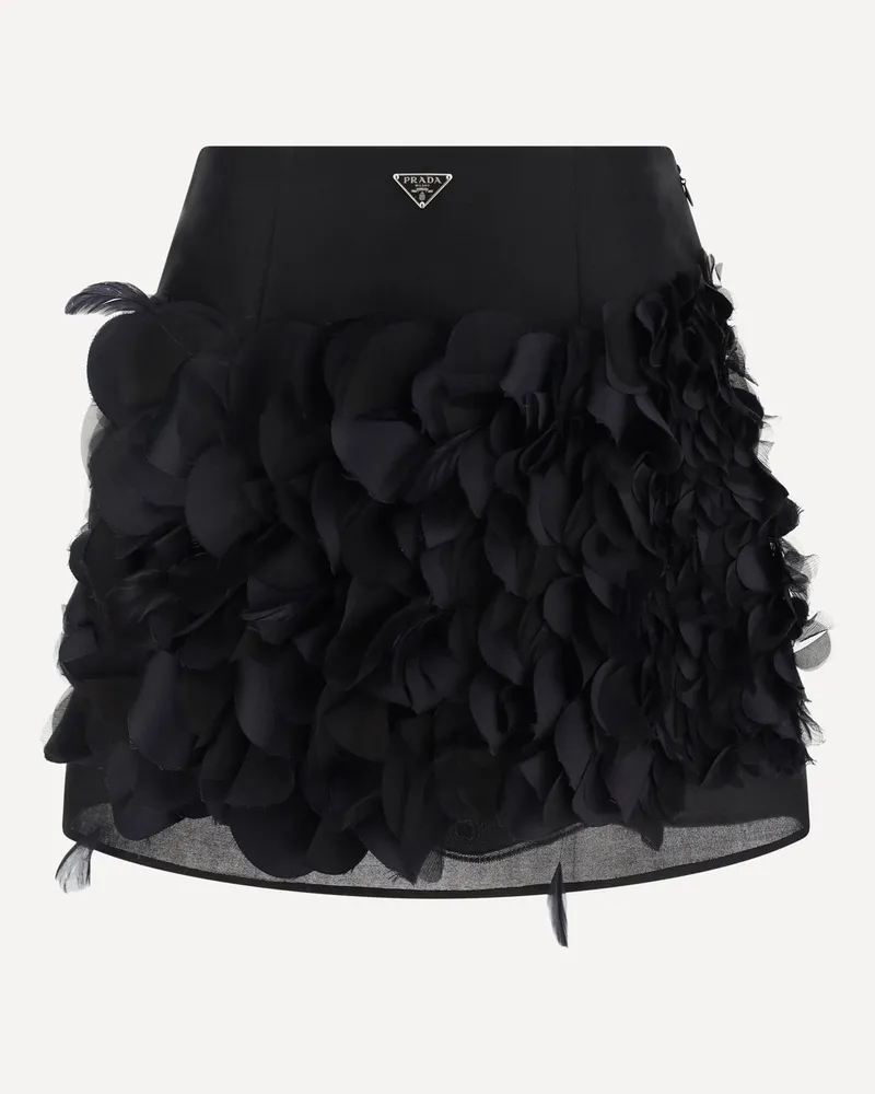 Prada Mini Skirt Female Black
