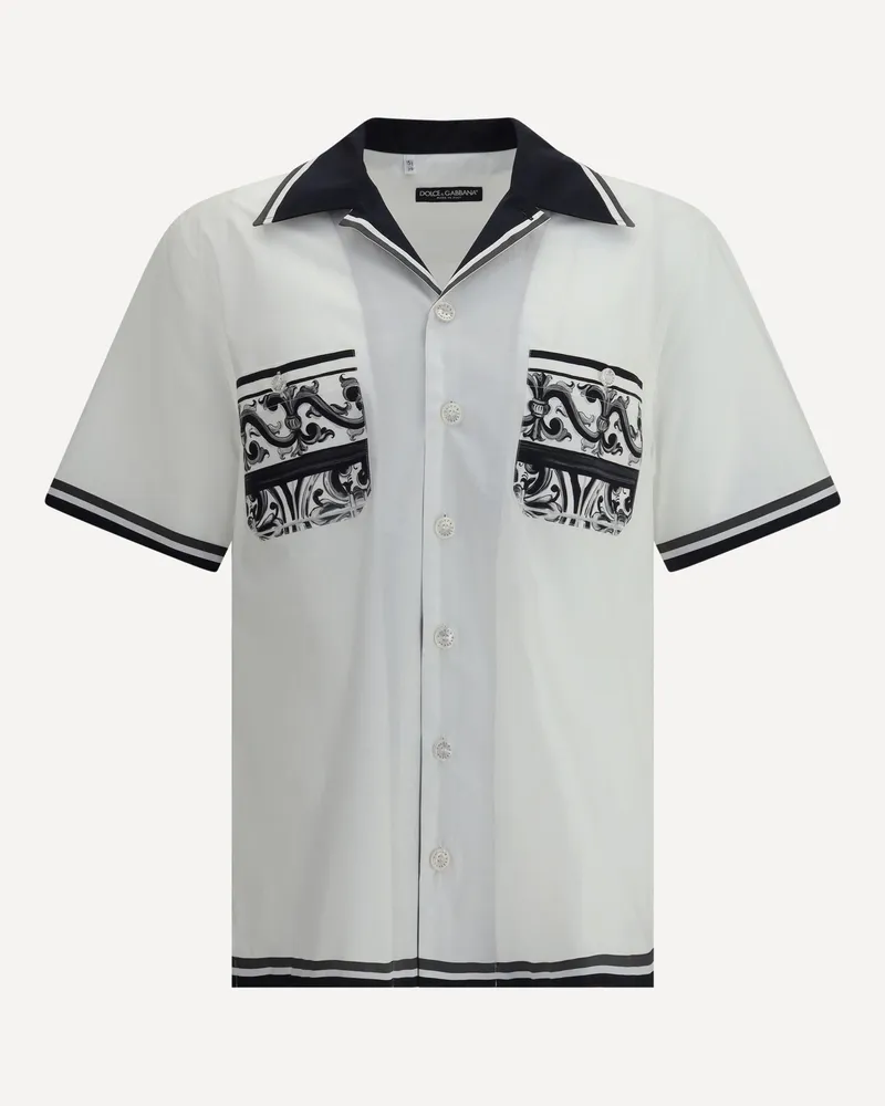 Dolce & Gabbana Short-sleeve Shirt Male White