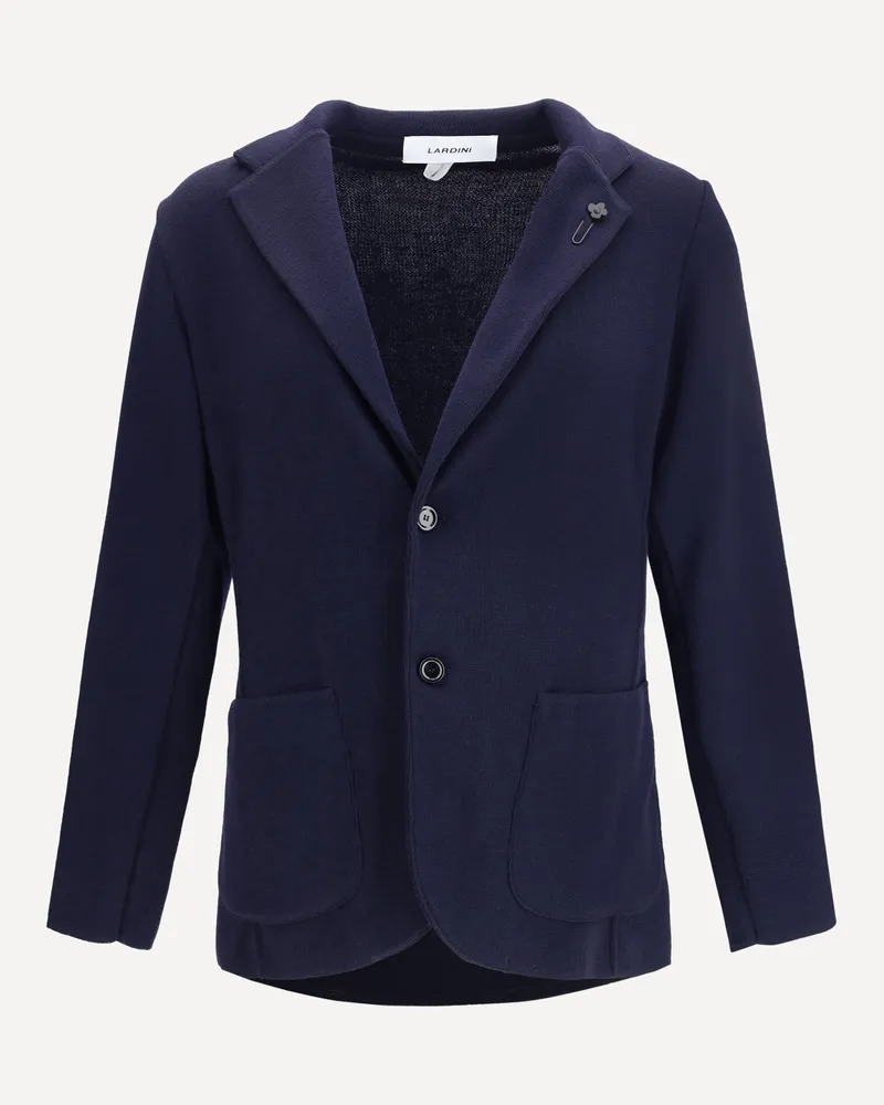 LARDINI Knit Blazer Male Blue