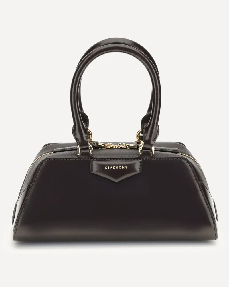 Givenchy Antigona East-West mini Handbag Female Brown