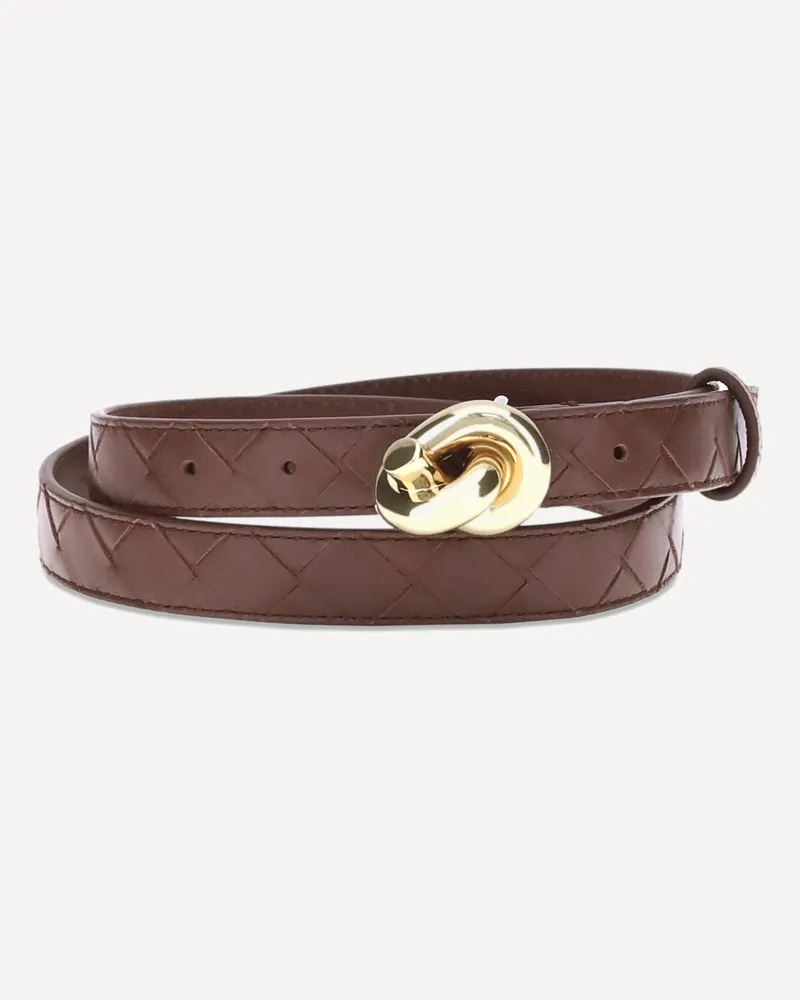 Bottega Veneta Knot Belt Female Brown