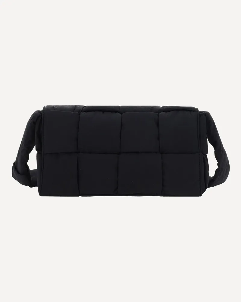 Bottega Veneta Cassette Padded Shoulder Bag Male Black