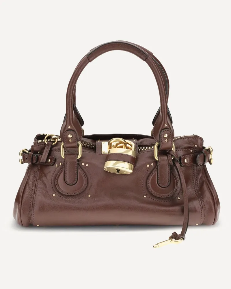 Chloé Paddington Bag Female Bordeaux