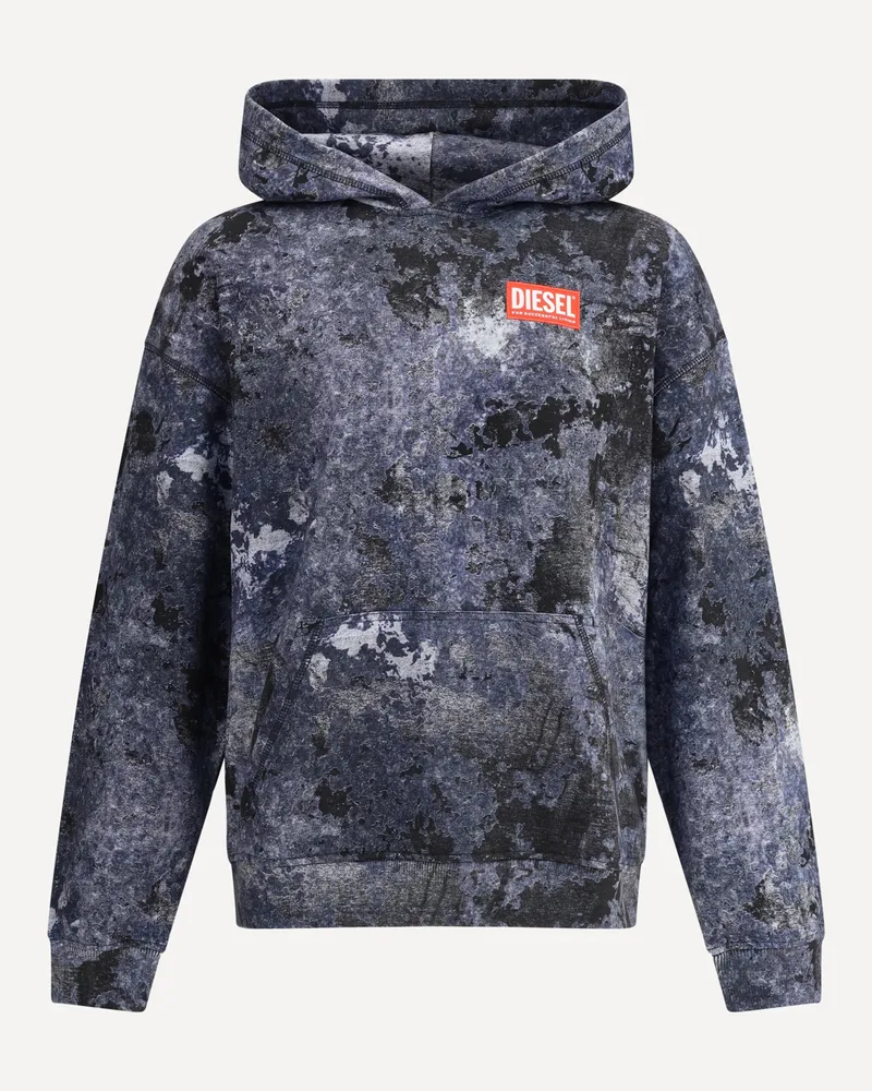 Diesel S-boxt-hood-r8 Hoodie Male Blue