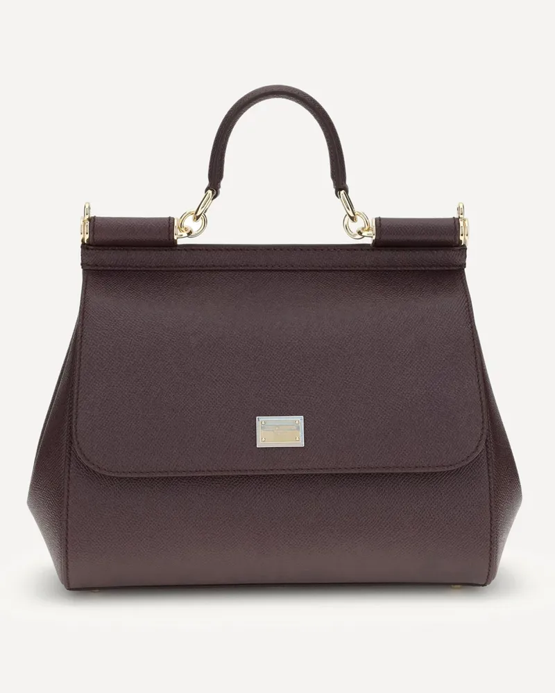 Dolce & Gabbana My Sicily Handbag Female Bordeaux