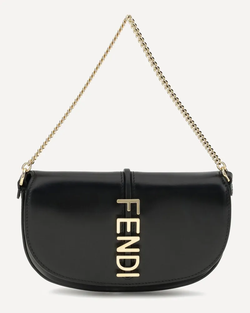 Fendi Fendi Chain Shoulder Bag Female Black