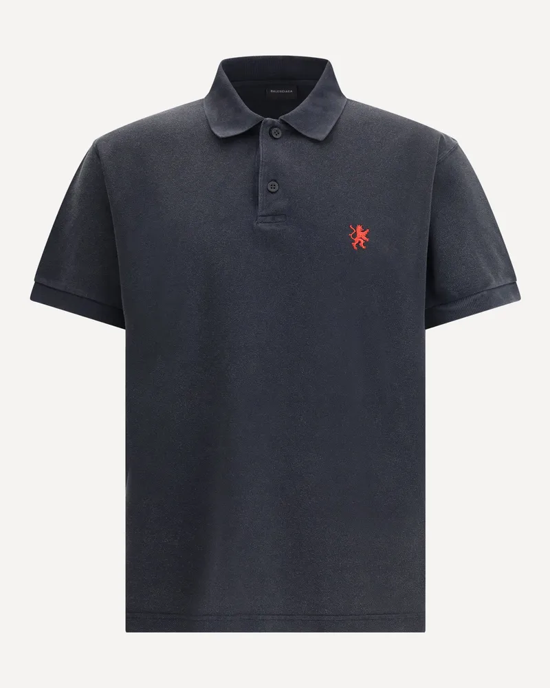 Balenciaga Cotton polo Shirt Male Black