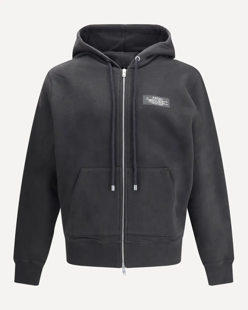Amiri Amiri Zip Hoodie Male Black