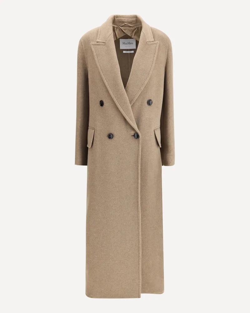 Max Mara Cashmere Drap Coat Female Brown