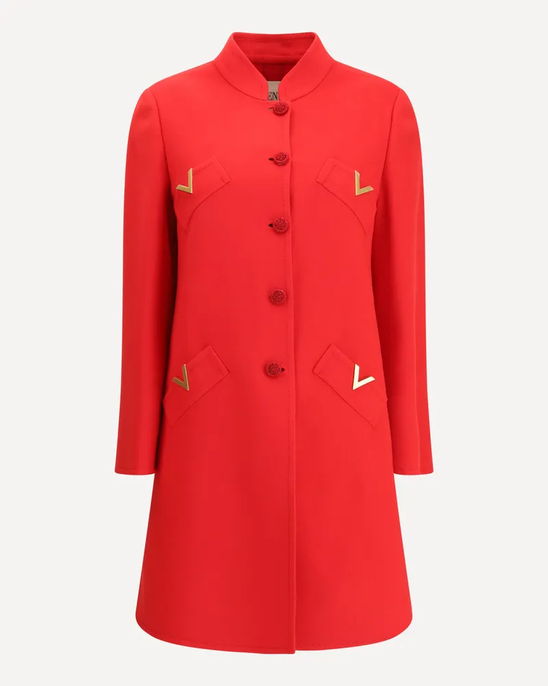 Valentino Garavani Virgin wool Coat Female Red