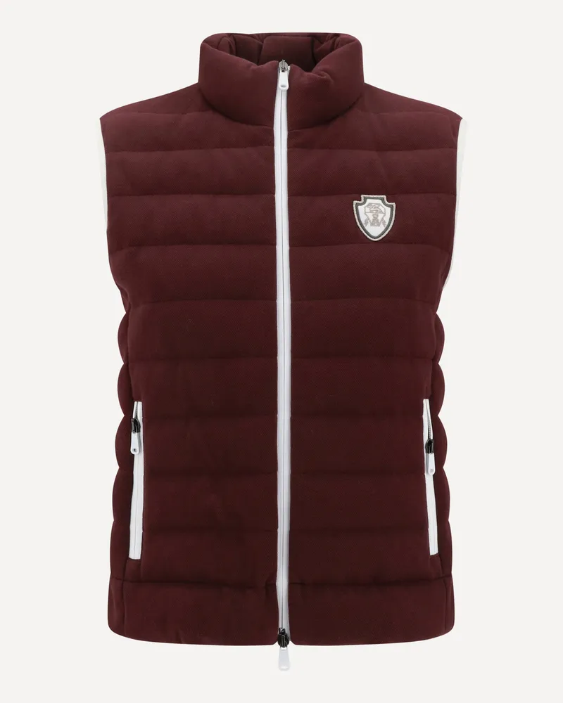 Brunello Cucinelli Padded Vest Female Bordeaux