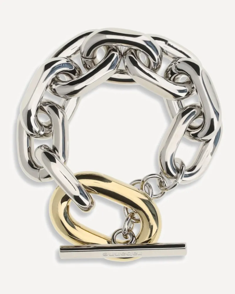 Paco Rabanne XL Link bi-color Bracelet Female Silver
