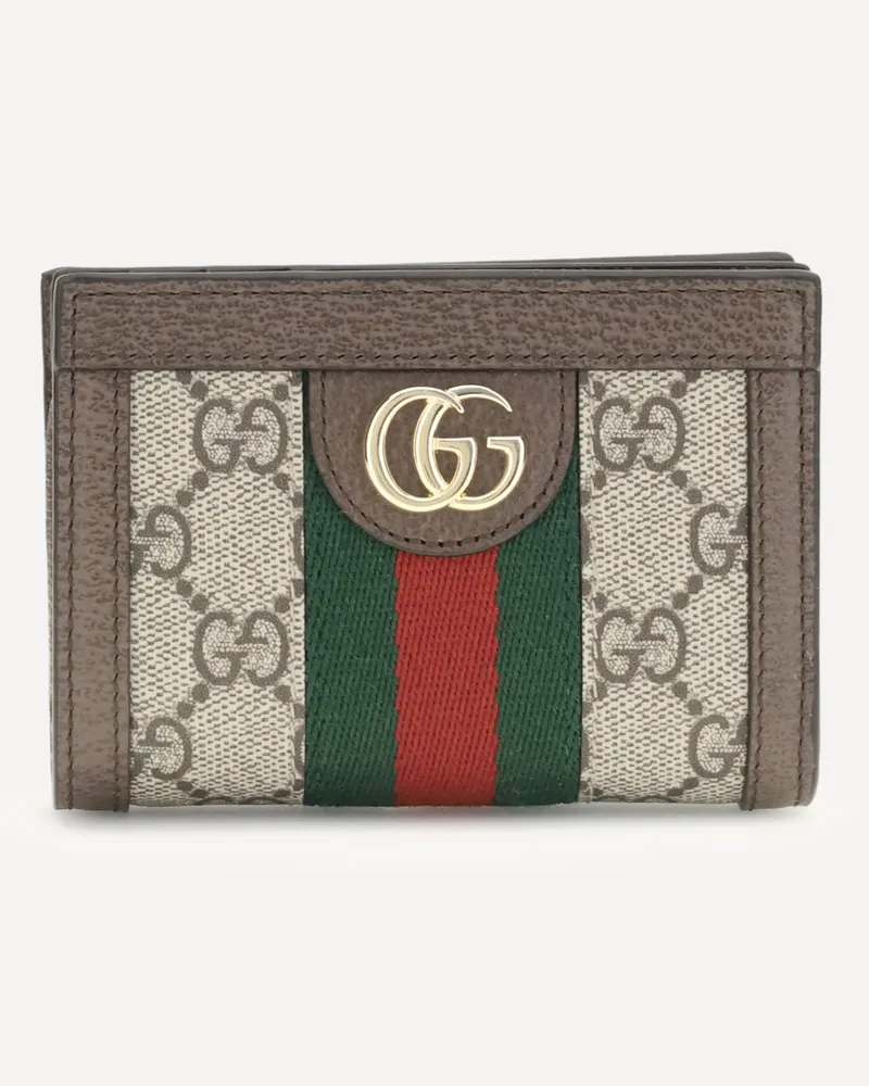 Gucci Small Ophidia Wallet Female Beige