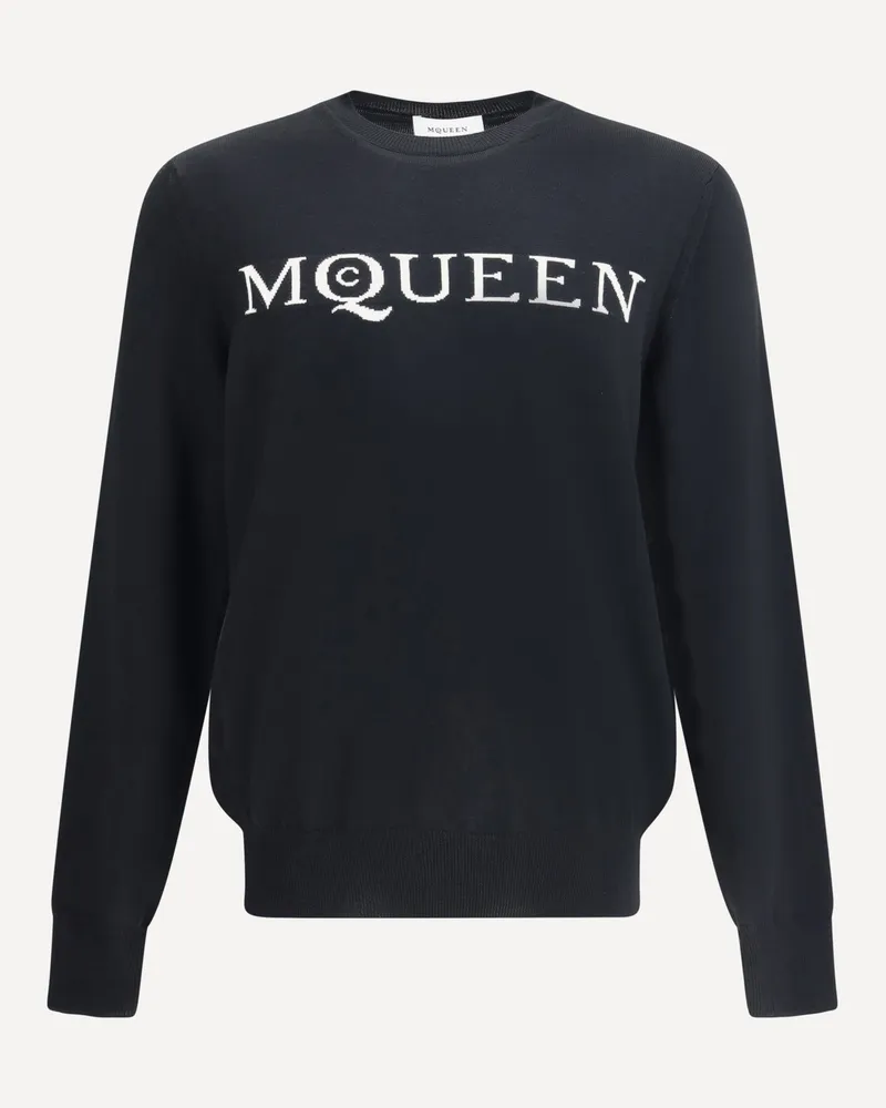 Alexander McQueen Logoed wool Sweater Male Black