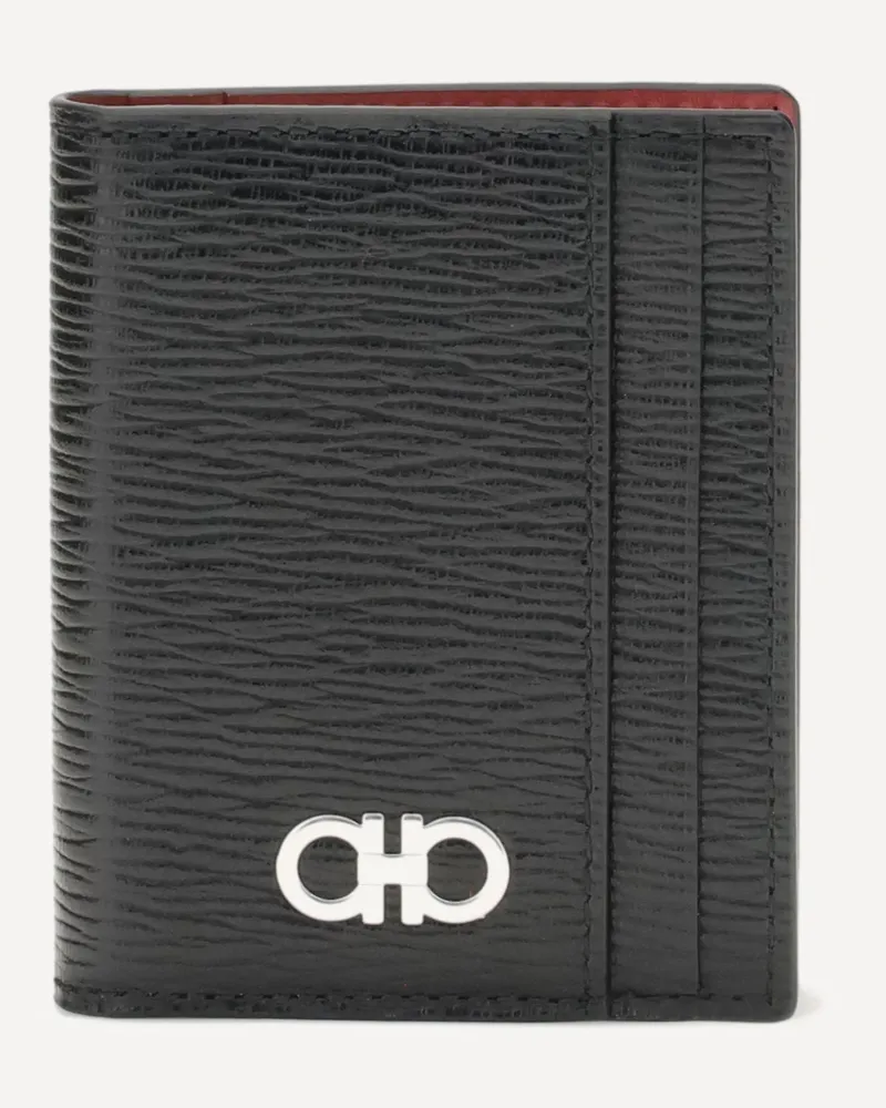 Ferragamo Gancini Card Holder Male Black