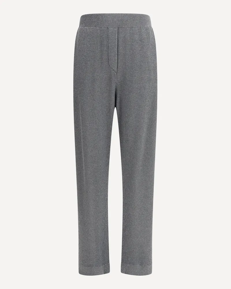 Brunello Cucinelli Knit Pants Female Grey