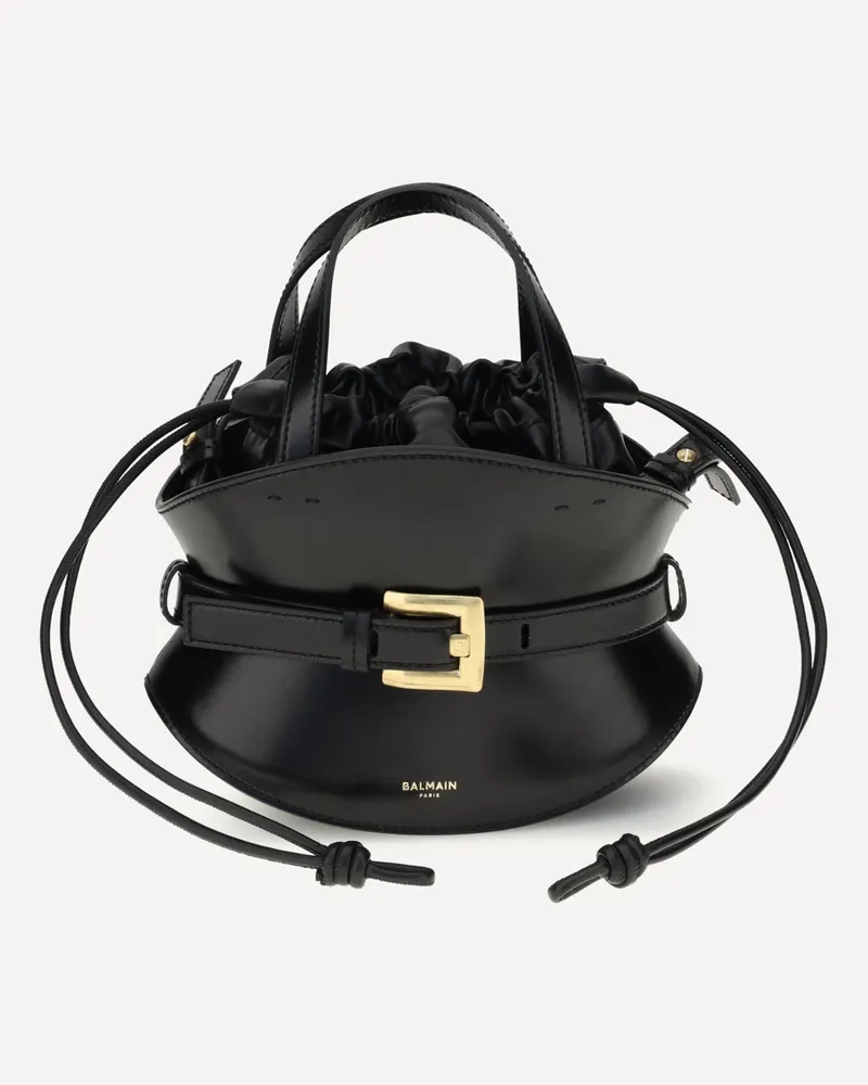 Balmain Shuffle mini Handbag Female Black