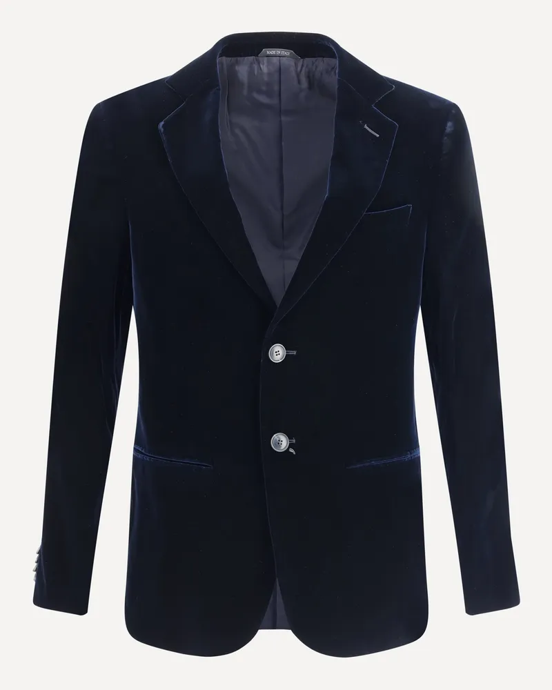 Giorgio Armani Icon George velvet Jacket Male Black