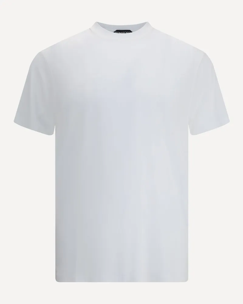 Tom Ford Cotton T-Shirt Male White