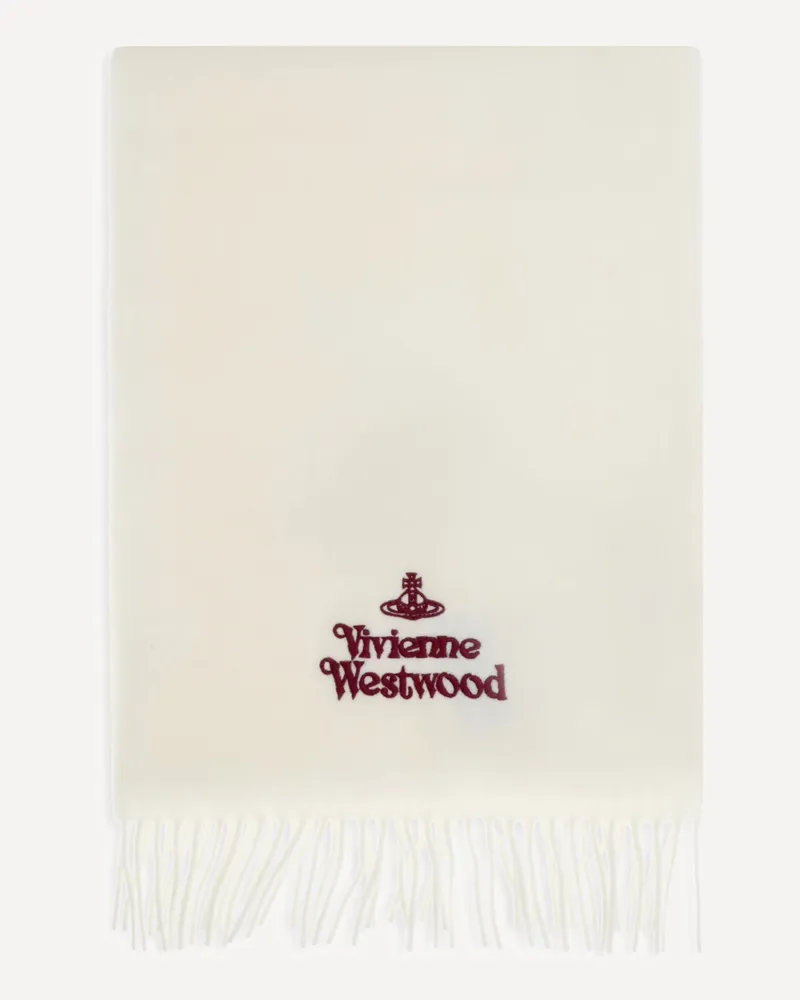 Vivienne Westwood Wool Scarf Female White