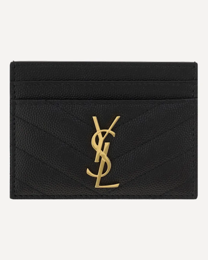 Saint Laurent Card Holder Female Black