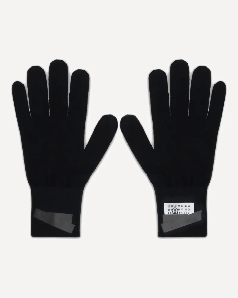 Maison Margiela Wool Gloves Female Black