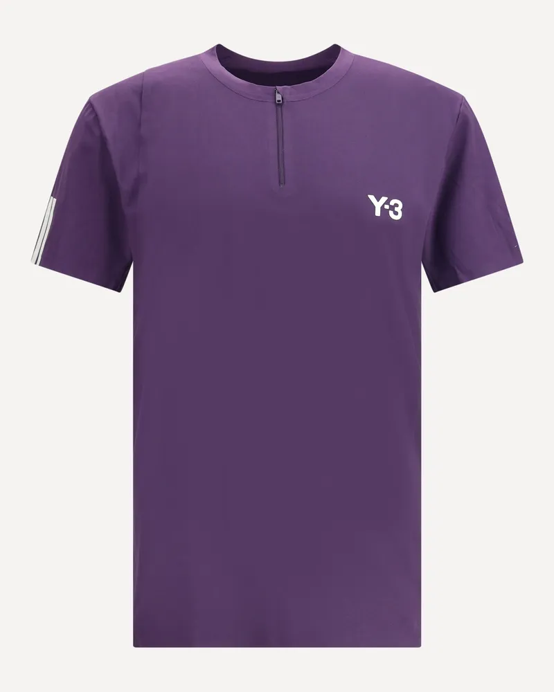 Y-3 Tennis Pro FreeLift Zip T-Shirt b Male Purple