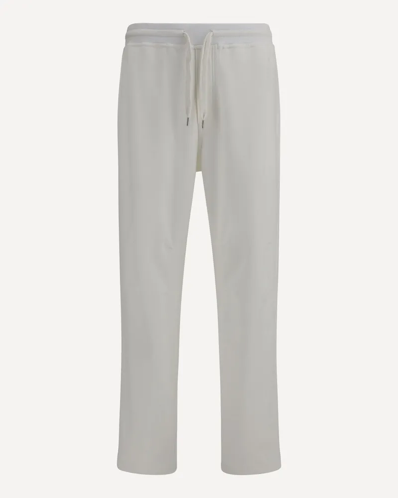 Brunello Cucinelli Monochrome Sweatpants Male White