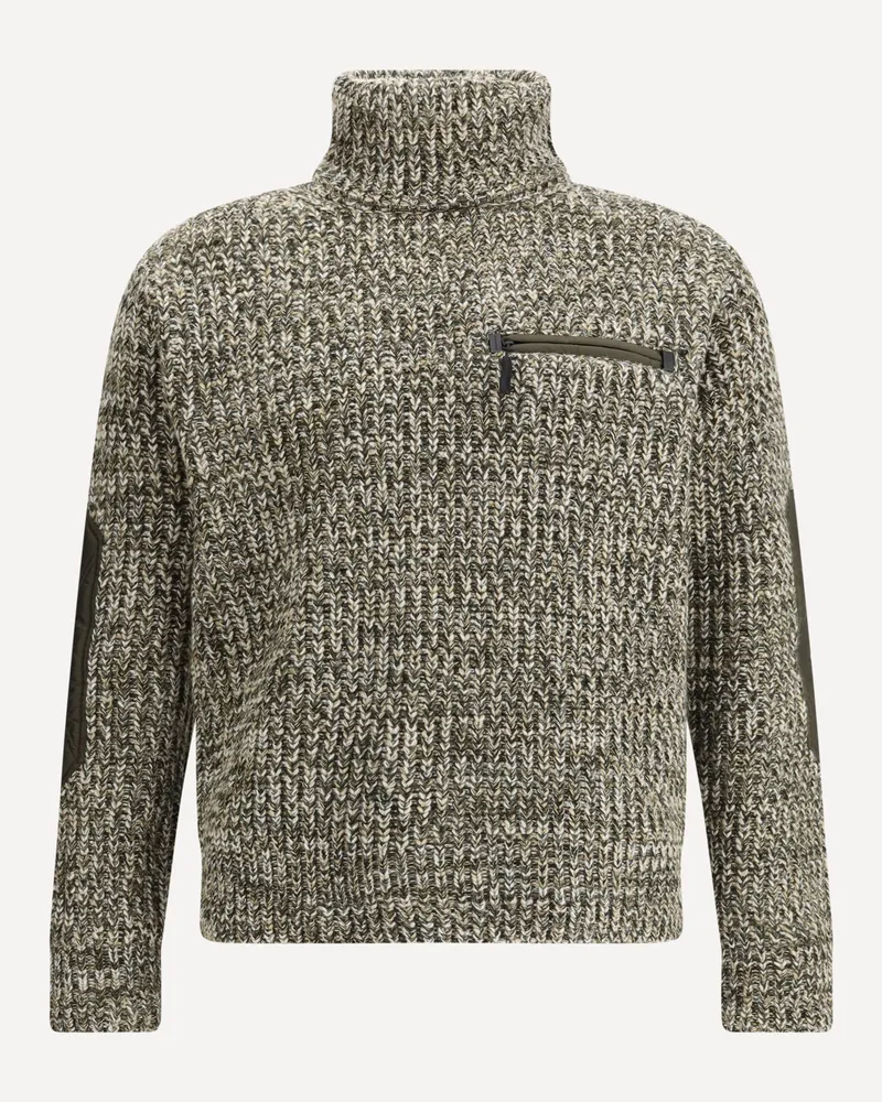 Moncler Aprés Ski Turtleneck Sweater Male Green