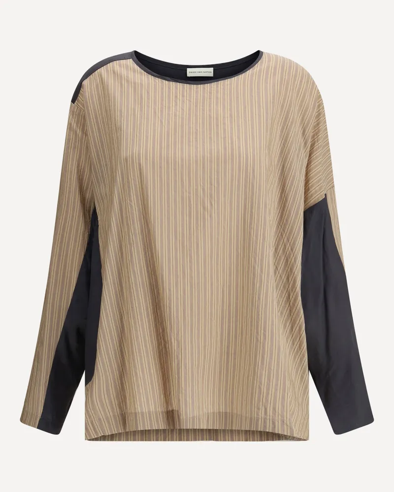Dries van Noten Striped Blouse Female Brown