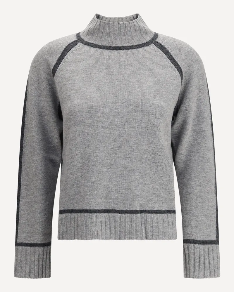 Max Mara Pescara Turtleneck Sweater Female Grey