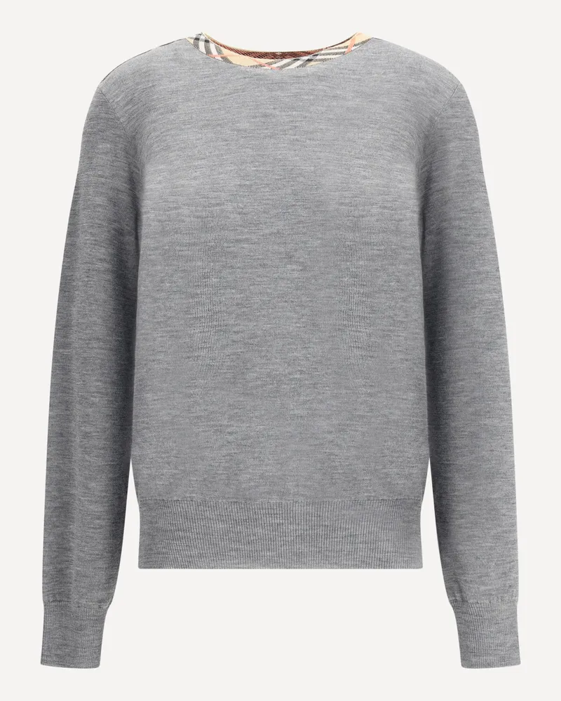 Burberry Knit Roundneck Female Grey