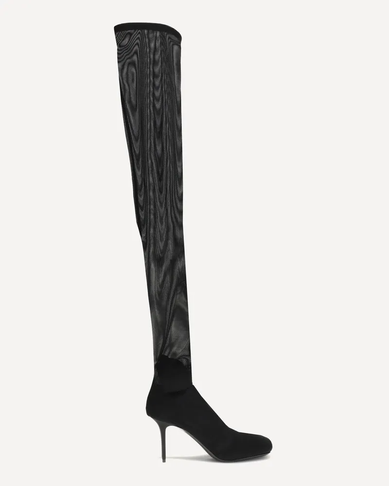 Courrèges High mesh Boots Female Black