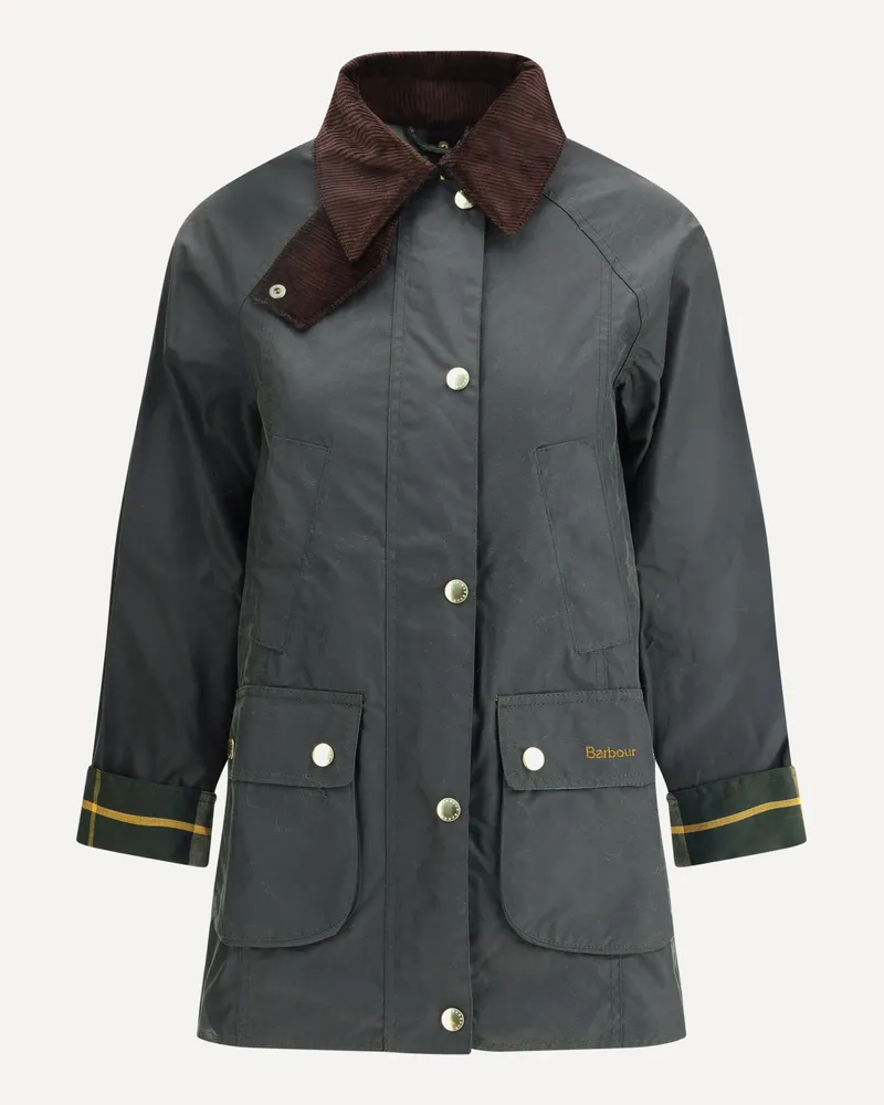 Barbour Modern Beadnell Wax Female Green