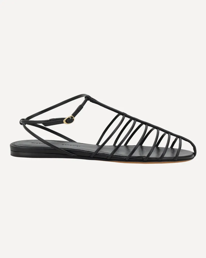Proenza Schouler Tee Cage Sandals Female Black