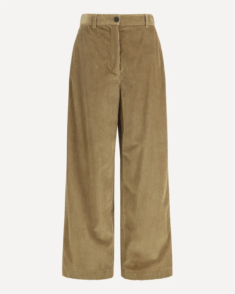Miu Miu Corduroy Pants Female Beige