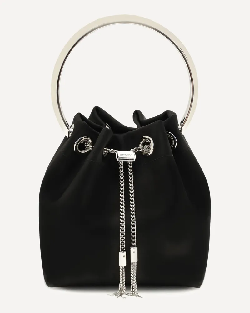 Jimmy Choo Bon Bon Bucket Bag Female Black