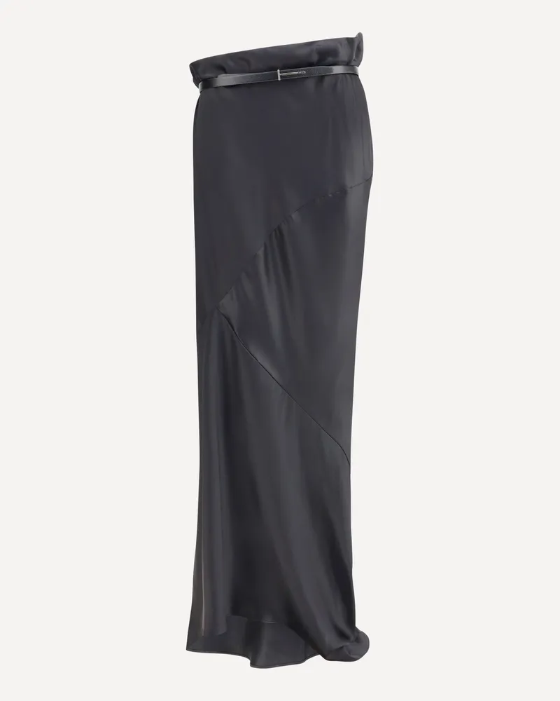Tom Ford Satin long Skirt Female Black